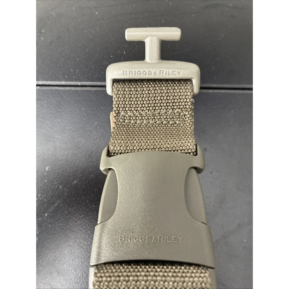 Briggs & Riley Baseline Smartlink Strap And Lock Olive (NEW)